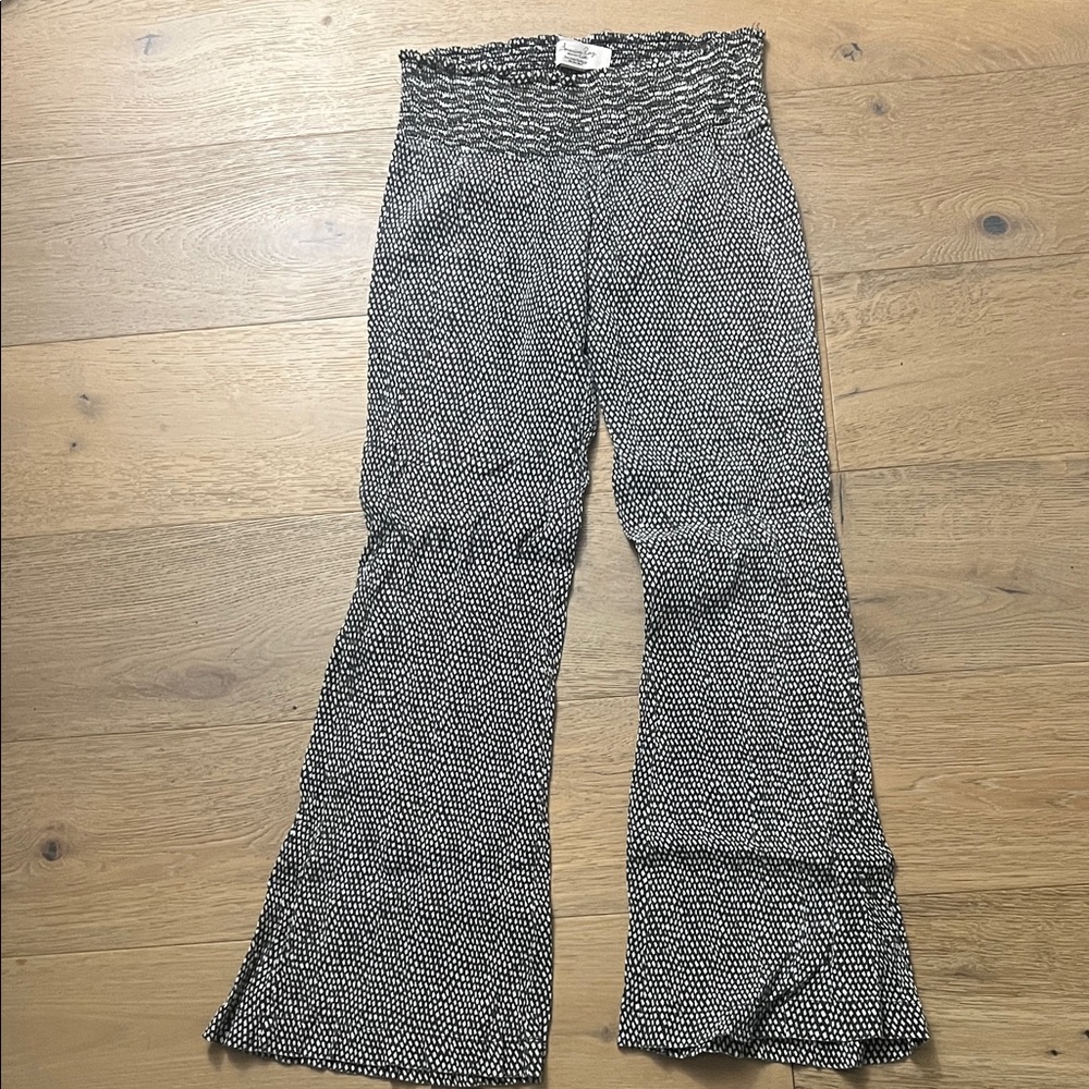 American Rag Brown and White Flare Pants